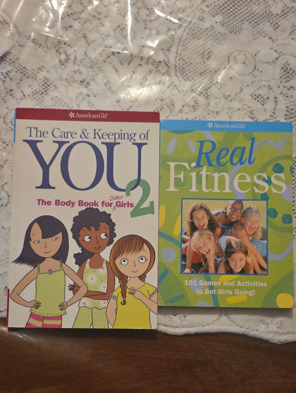 American Girl Care & Keeping of You 2 + Real Fitness Paperback Illustrated